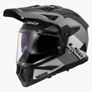 LS2 MX436 PIONEER II RALLY MATT GRAY BLACK-06