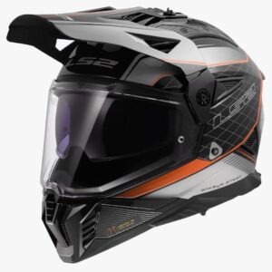 LS2 MX436 PIONEER II 100TH MERIDIAN GL. BLACK LIGHT GRAY ORANGE-06