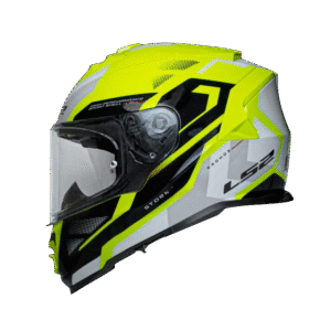 LS2 FF800 Storm II Kronos Yellow White Gloss Helmet