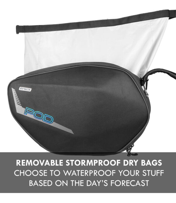 RYNOX POD SADDLEBAGS 52L- STORMPROOF - Image 8