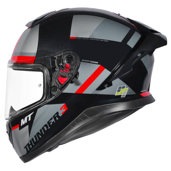 MT Thunder 3 Pro Arual B1 Gloss Black Red Grey