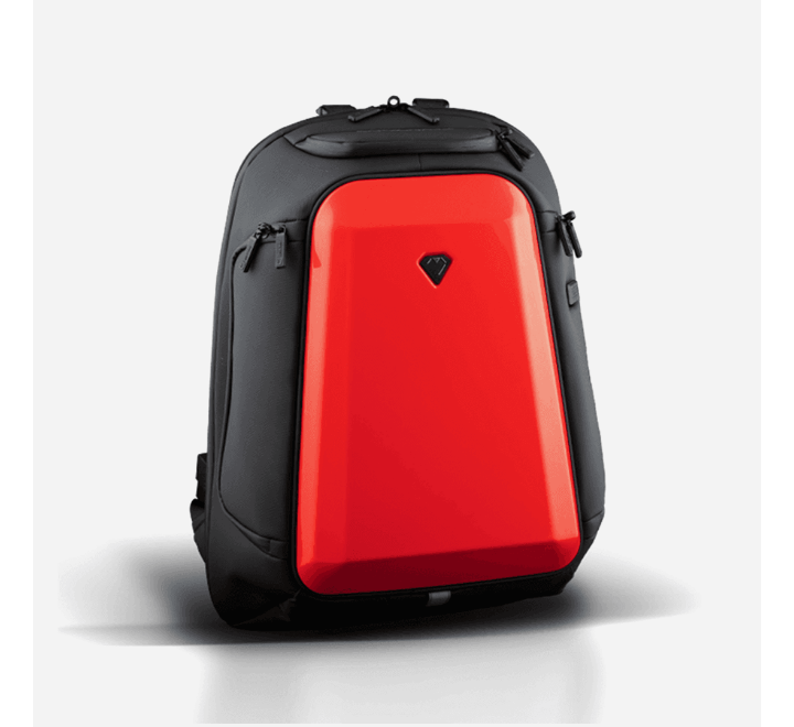 CARBONADO GT3 Crimson Dawn Red Hard Shell Backpack (28 LTRS.)