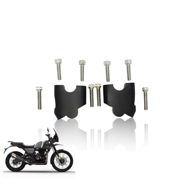 MOTO GENIUS Adjustable Handle Riser for RE Himalayan BS3/BS4/BS6/Scram 411 (Angular)