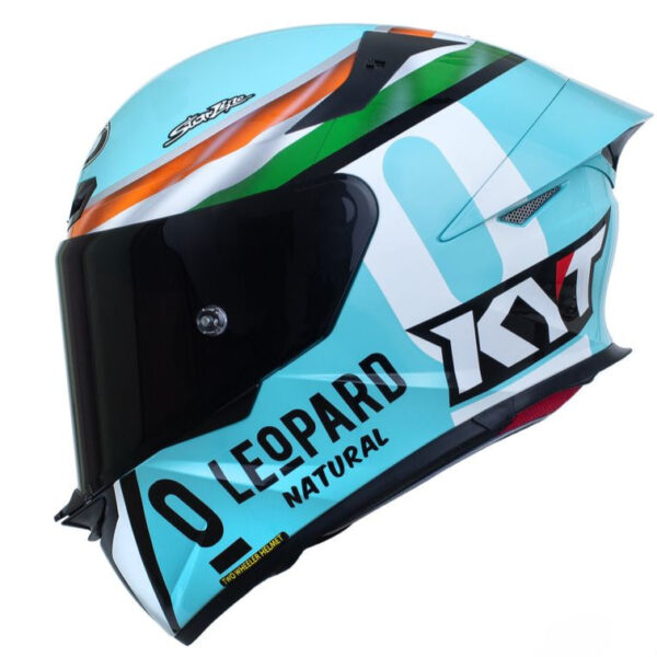 KYT TT Revo Leopard India Edition Gloss Helmet