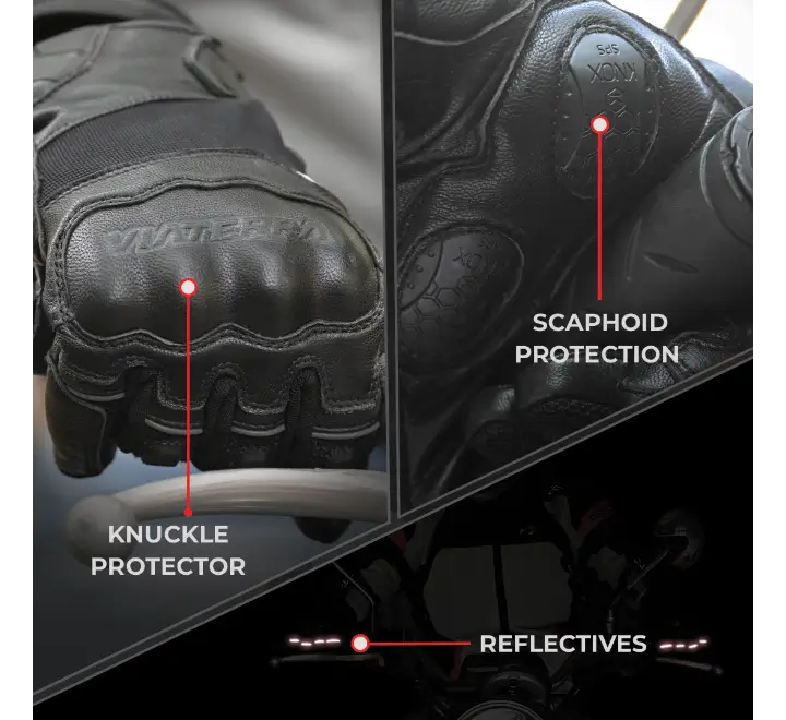 VIATERRA HOLESHOT – SHORT MOTORCYCLE RIDING GLOVES - Image 2