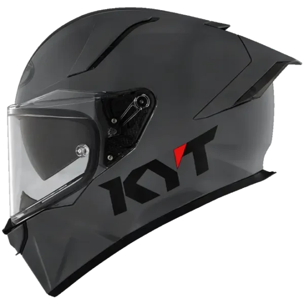 KYT R2R Pro Plain GRL Grey Gloss Helmet
