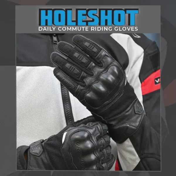VIATERRA HOLESHOT – SHORT MOTORCYCLE RIDING GLOVES