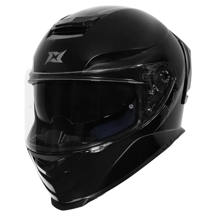 AXXIS EAGLE SOLID GLOSS BLACK HELMET