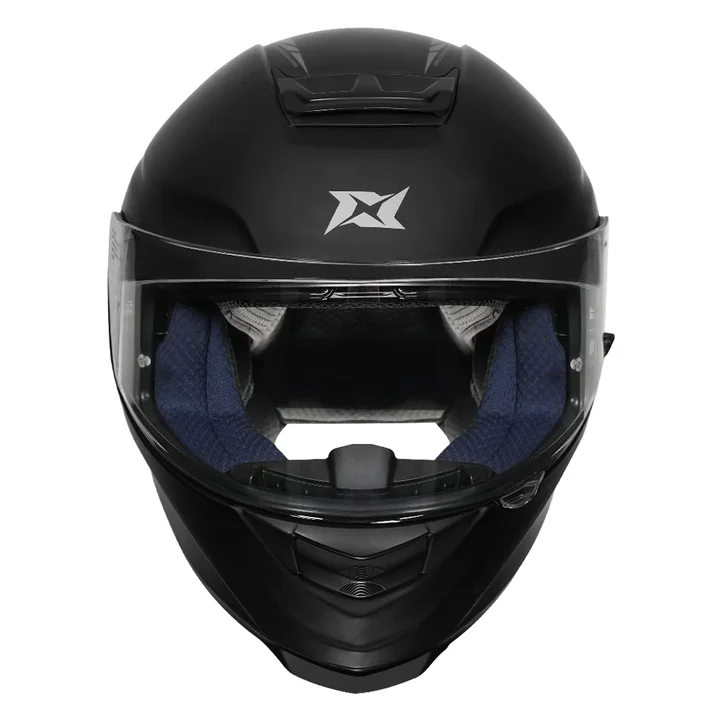 AXXIS EAGLE SOLID MATT BLACK HELMET - Image 4