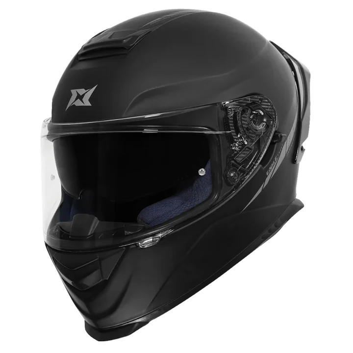 AXXIS EAGLE SOLID MATT BLACK HELMET