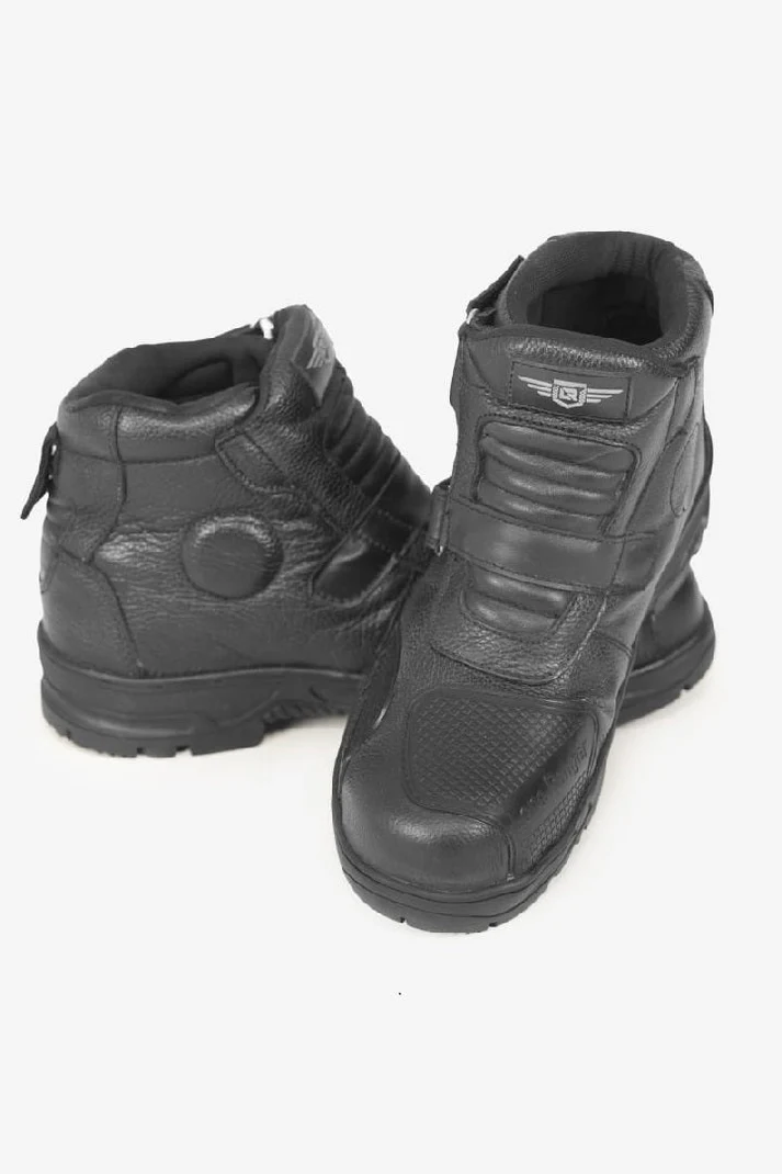 LONE RANGER Wanderer Leather Touring Boots Black