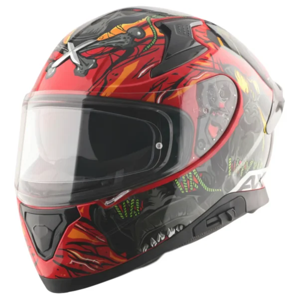Axor Apex Ascetic Red Grey Helmet