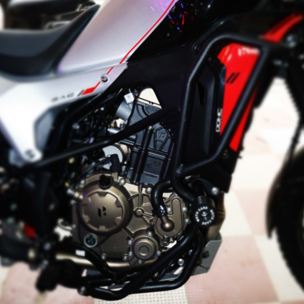 MOTOCARE UPPER LOWER CRASH GUARD BLACK FOR HERO XPULSE 210