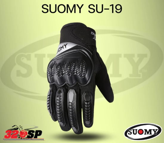 SUOMY SU19 GLOVES BLACK