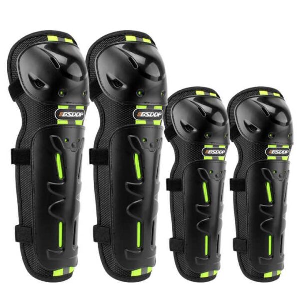 BSDDP knee guard green and black