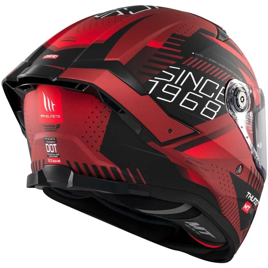 MT Thunder 4 SV Luminence D5 Gloss Helmet - Image 5