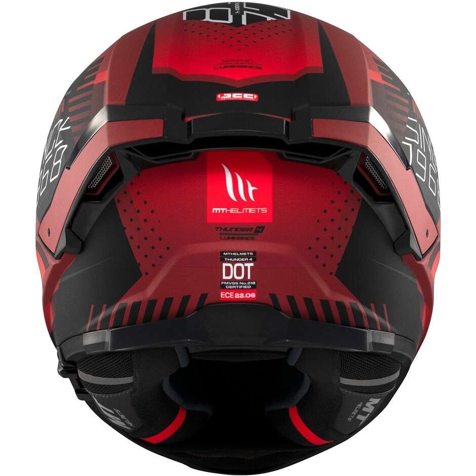 MT Thunder 4 SV Luminence D5 Gloss Helmet - Image 4