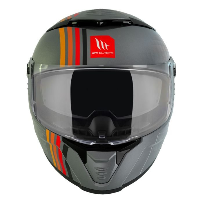 MT Thunder 4 SV Mil C2 Gloss Grey Helmet - Image 3