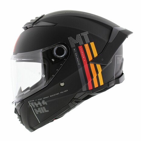 MT Thunder 4 SV Mil A11 Gloss Black Helmet