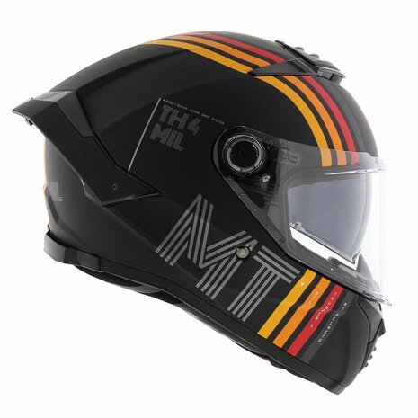 MT Thunder 4 SV Mil A11 Gloss Black Helmet - Image 5