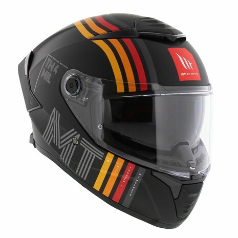 MT Thunder 4 SV Mil A11 Gloss Black Helmet - Image 4