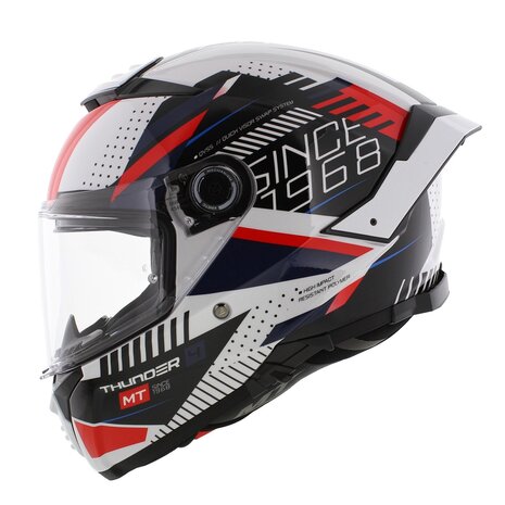 MT Thunder 4 SV Luminence A7 Gloss White Helmet