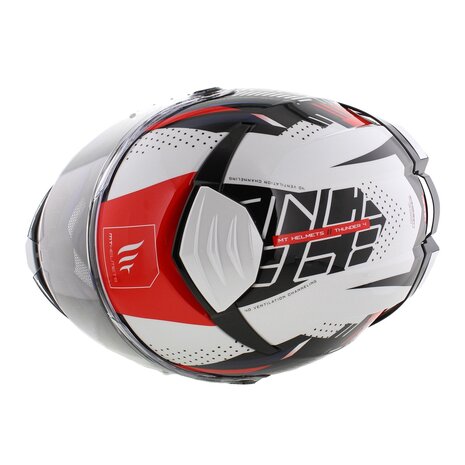 MT Thunder 4 SV Luminence A7 Gloss White Helmet - Image 7