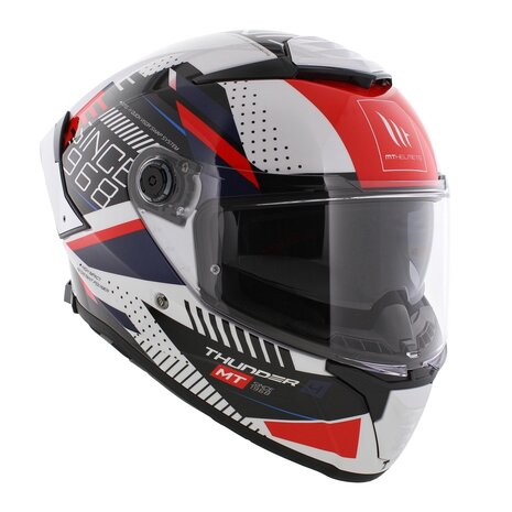 MT Thunder 4 SV Luminence A7 Gloss White Helmet - Image 4