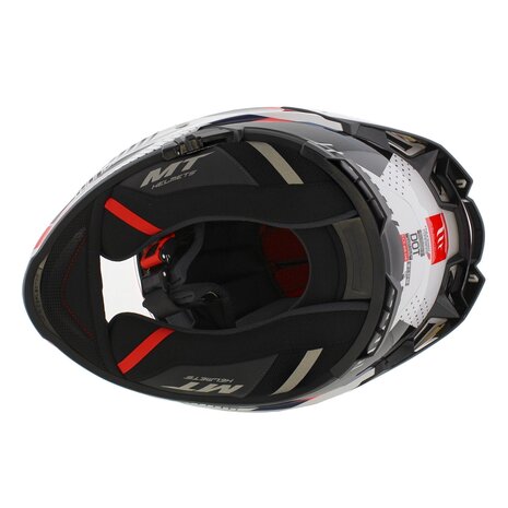 MT Thunder 4 SV Luminence A7 Gloss White Helmet - Image 5