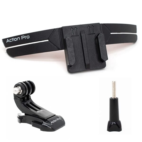 Action Pro 3M Helmet Chin Mount Strap Compatible with GoPro