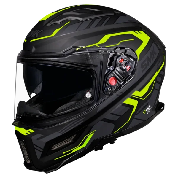 SMK AGNAR TEKTRON MA264 MATT BLACK HELMET