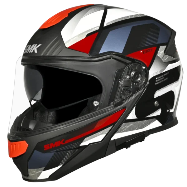 SMK GULLWING VENTURE GL213 GREY WHITE RED HELMET
