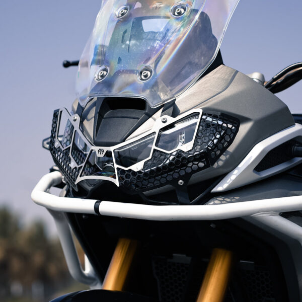 MOTO TORQUE TVS APACHE RTX 300 HEAD LIGHT GRILL (HONEY COMB)