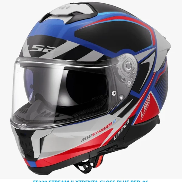 LS2 FF320 STREAM II XTRENTA GLOSS BLUE RED