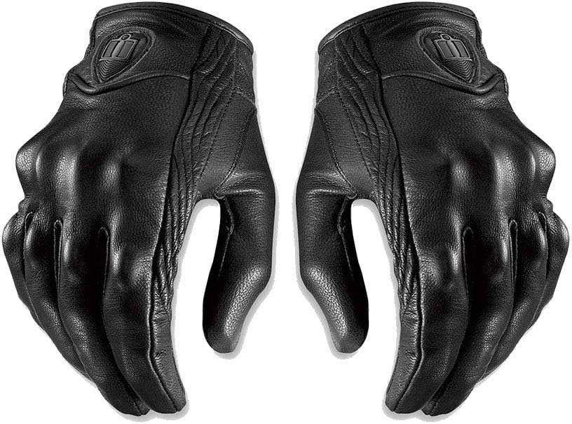 Riloer Motorcycle Touch Screen Leather Gloves