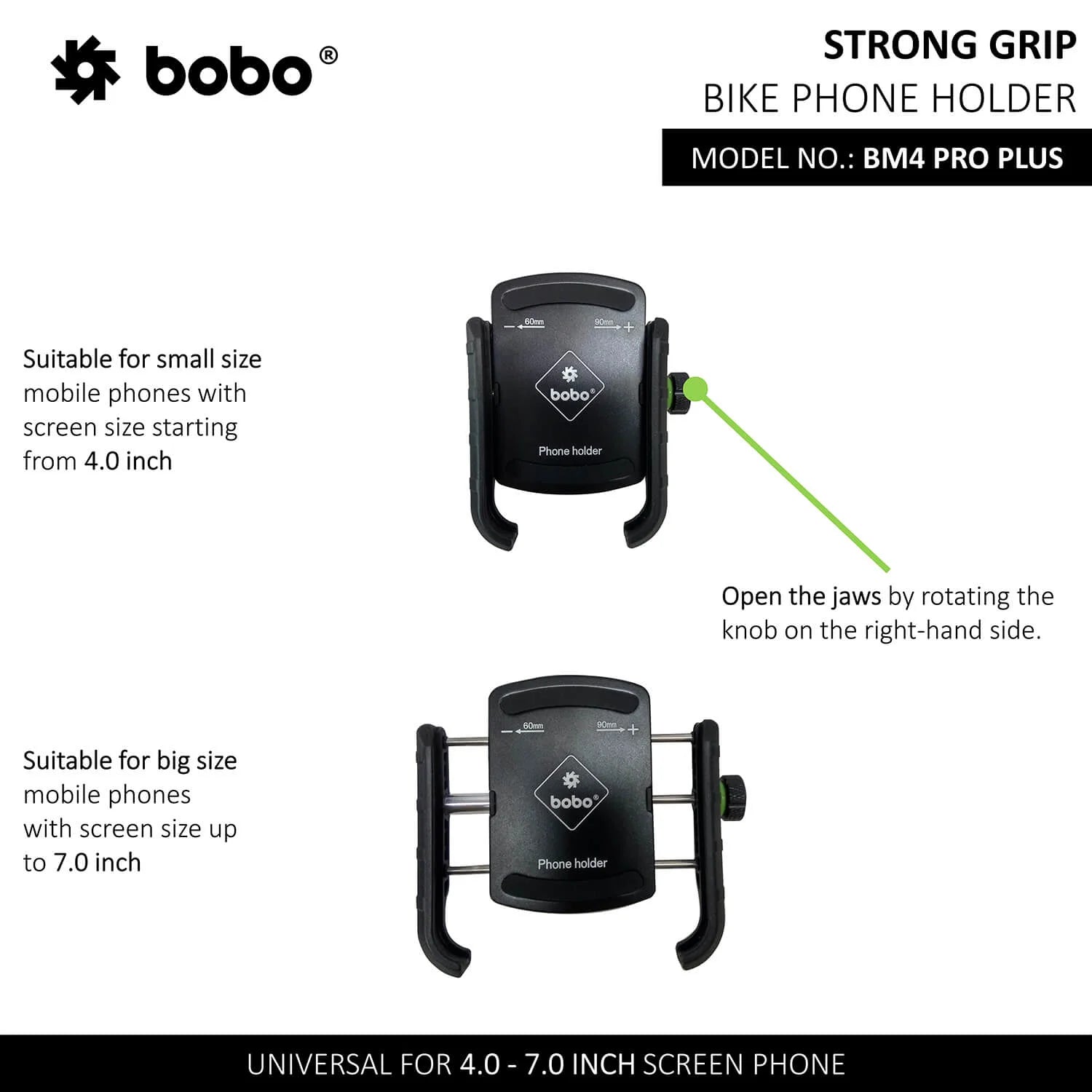 BOBO BM4 PRO PLUS Bike Phone Holder with PRO PLUS Vibration Damper - Image 4