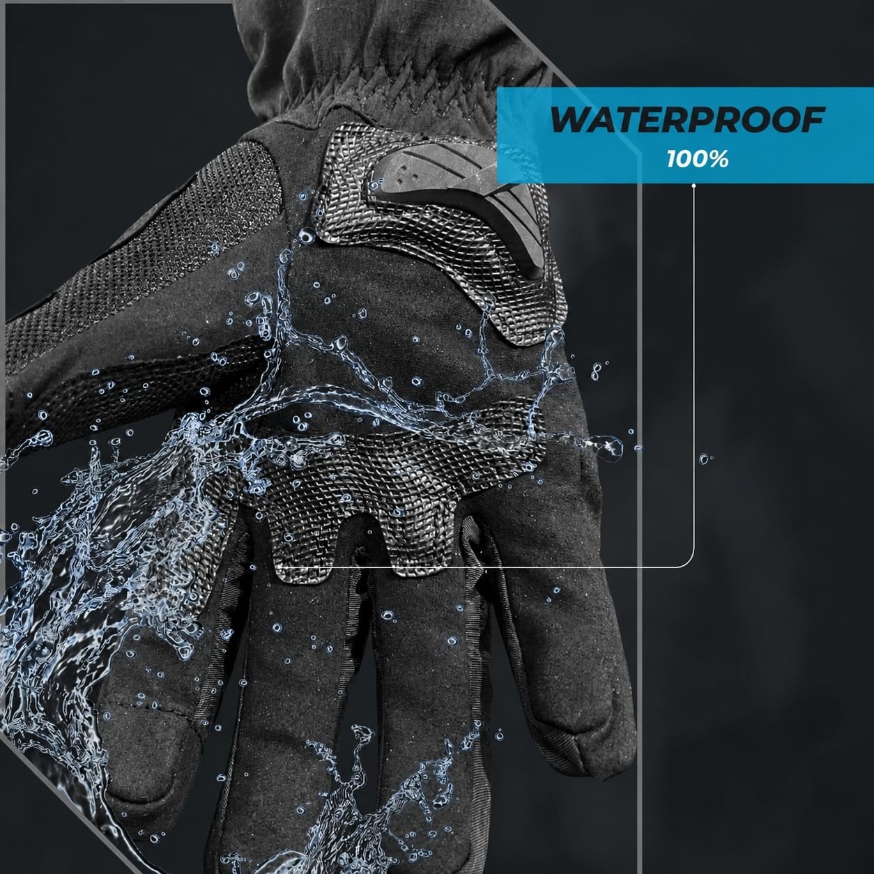 MADMOTOR Mt-55 Winter & Waterproof Glove - Image 5