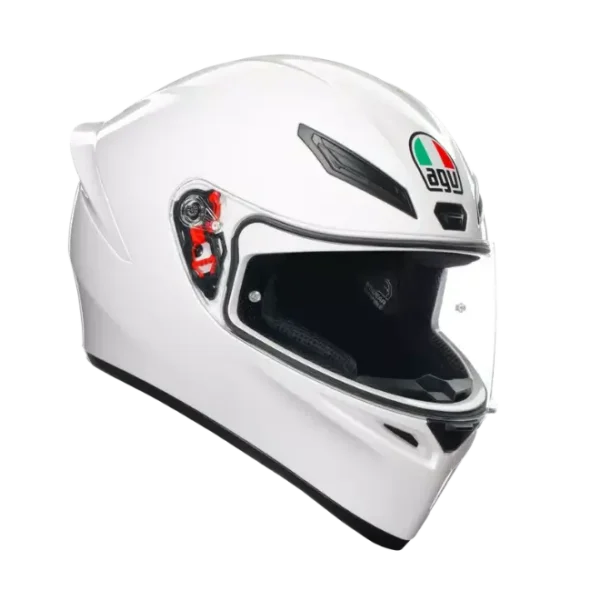 AGV K1 S Solid Gloss White Helmet