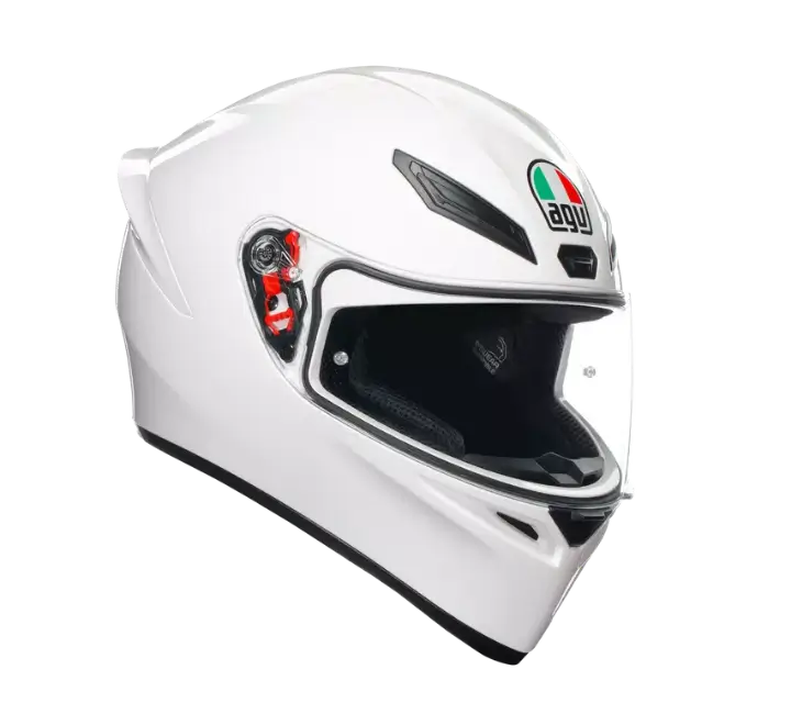 AGV K1 S Solid Gloss White Helmet