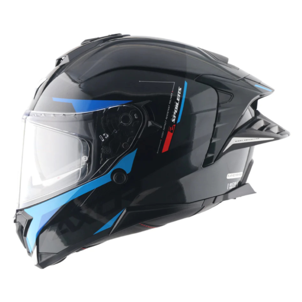 Axor Brutale Kryptic Dual Spoiler Helmet - Black Blue