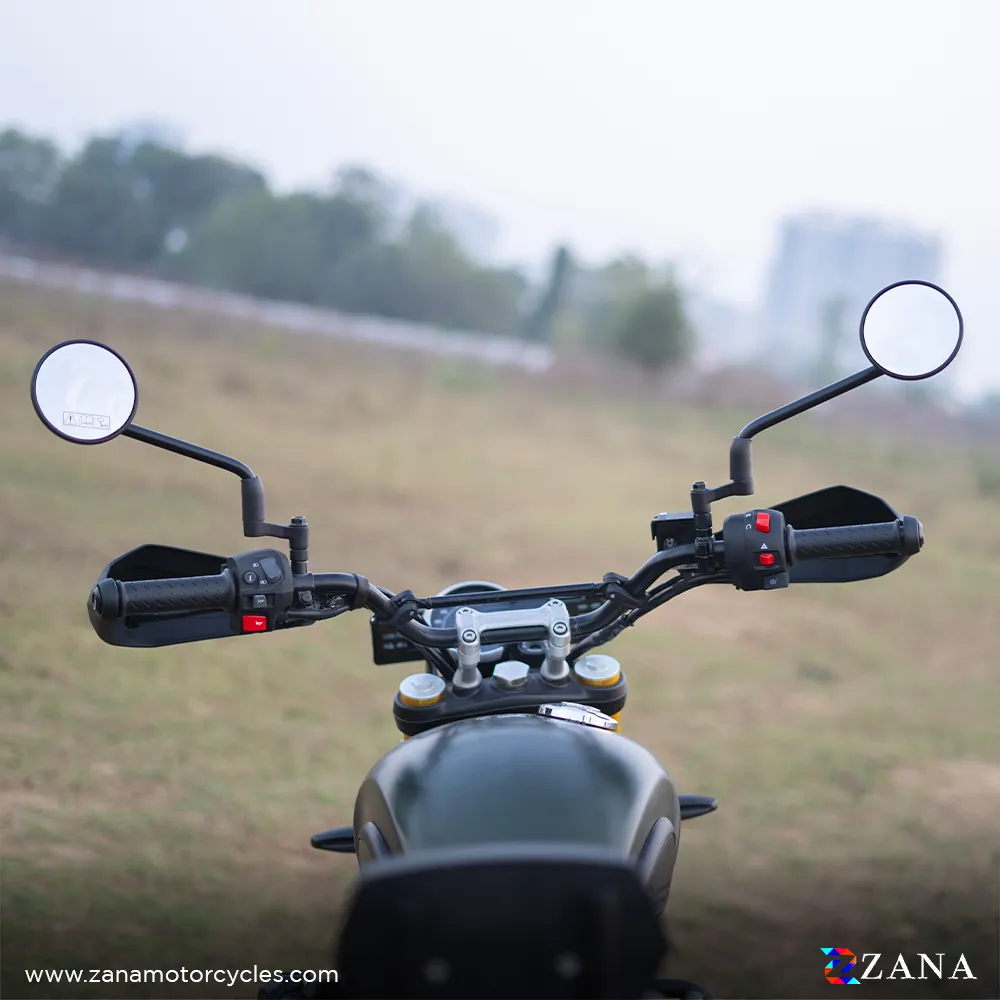 Zana - Offset Handlebar Riser Silver for Triumph Scrambler 400 X / Scrambler 400 XC / Tracker 400 - Image 4