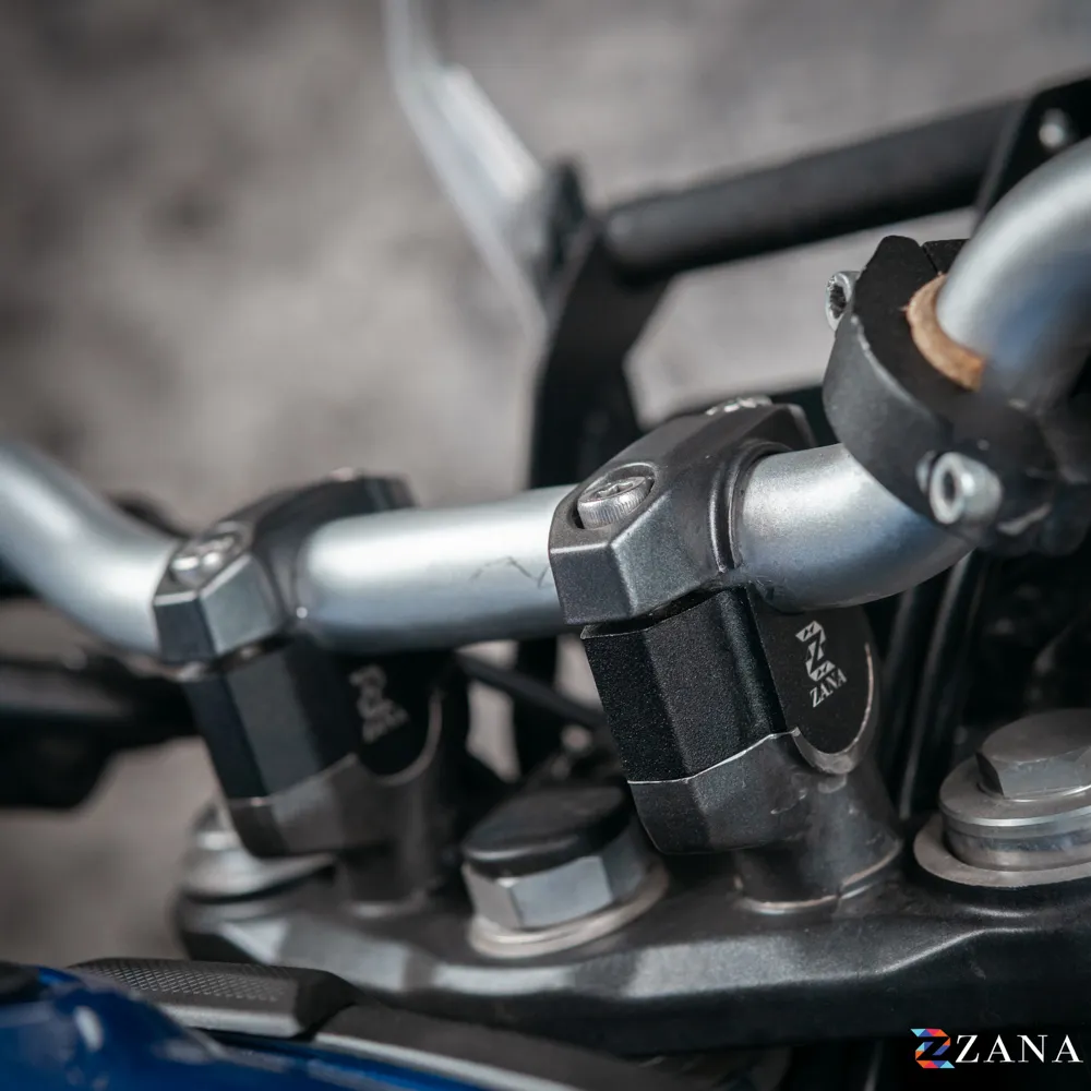 Zana- Vertical Handlebar Riser Black For X-Pulse 210 - Image 5