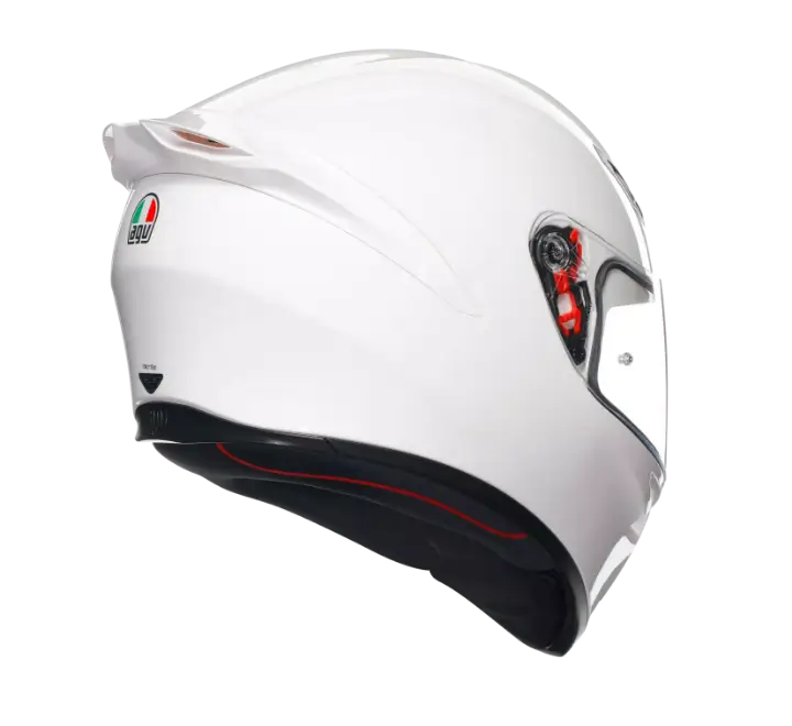 AGV K1 S Solid Gloss White Helmet - Image 3