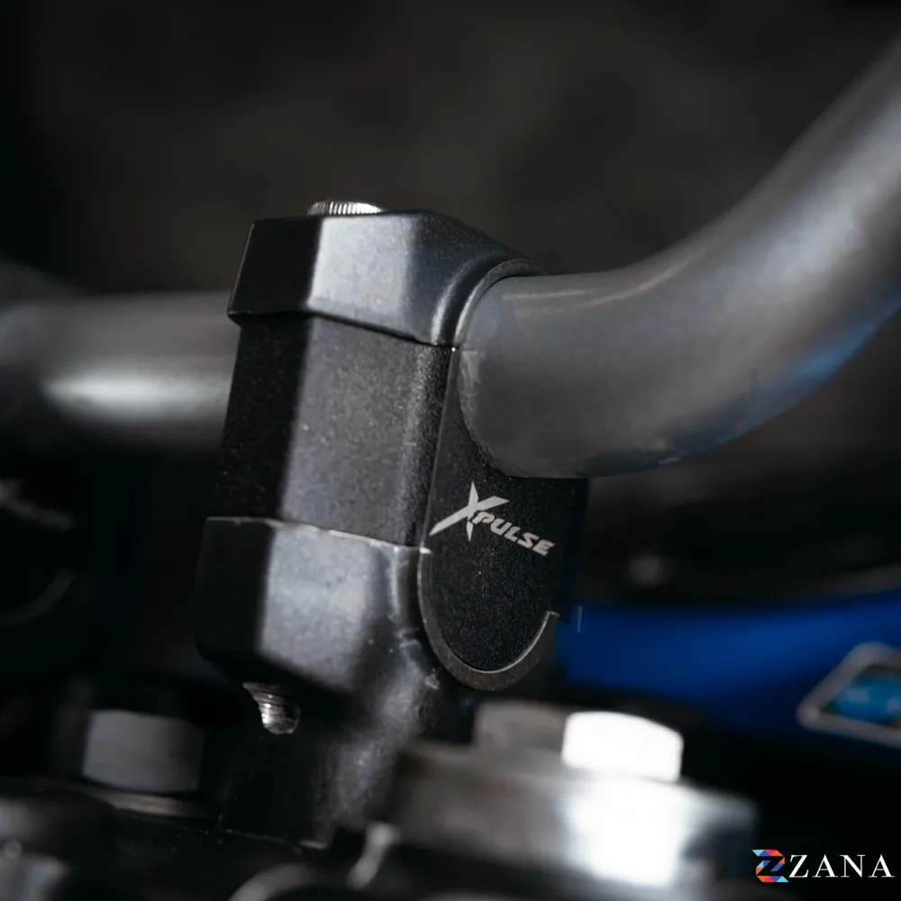 Zana- Vertical Handlebar Riser Black For X-Pulse 210 - Image 3