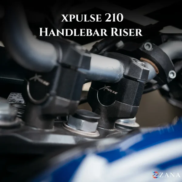 Zana- Vertical Handlebar Riser Black For X-Pulse 210