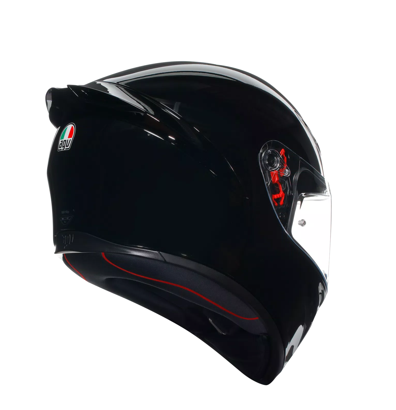 AGV K1 S Solid Gloss Black Helmet - Image 4