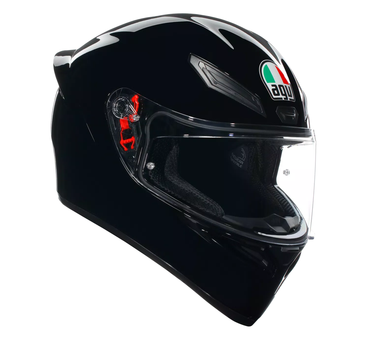 AGV K1 S Solid Gloss Black Helmet