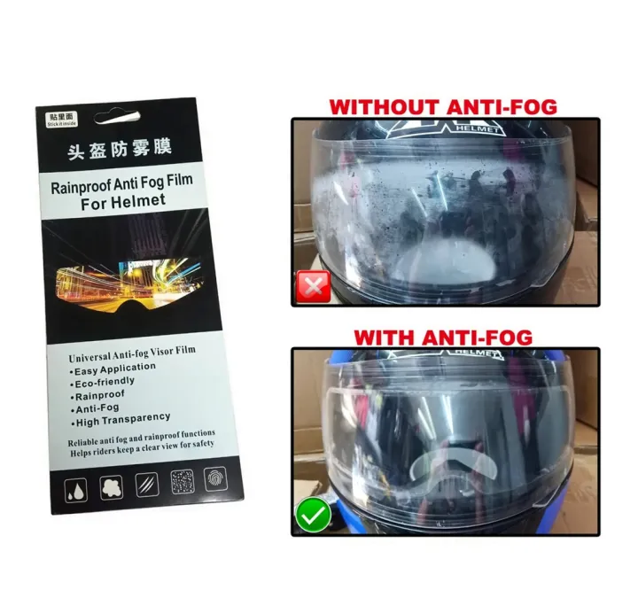 Universal Anti-Fog Visor Film for Helmet
