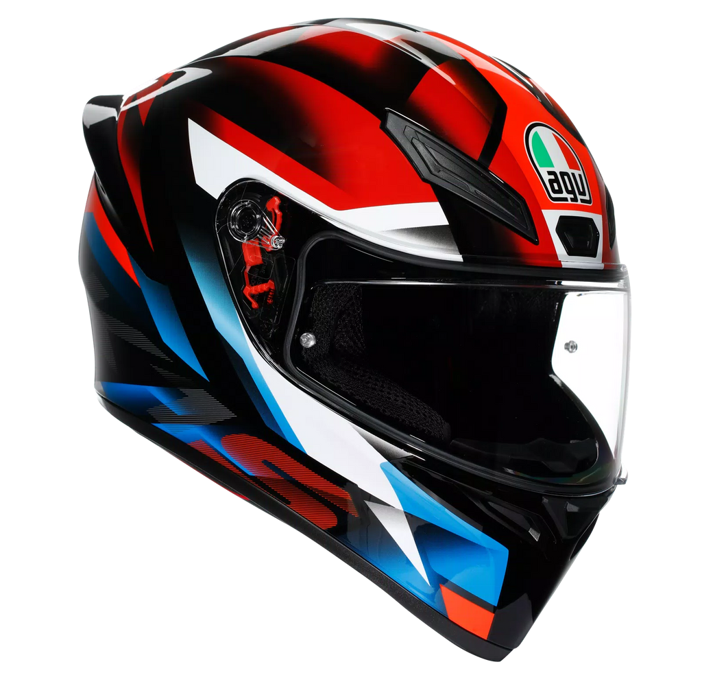 AGV K1 S Fastlap Gloss Black Red Blue Helmet
