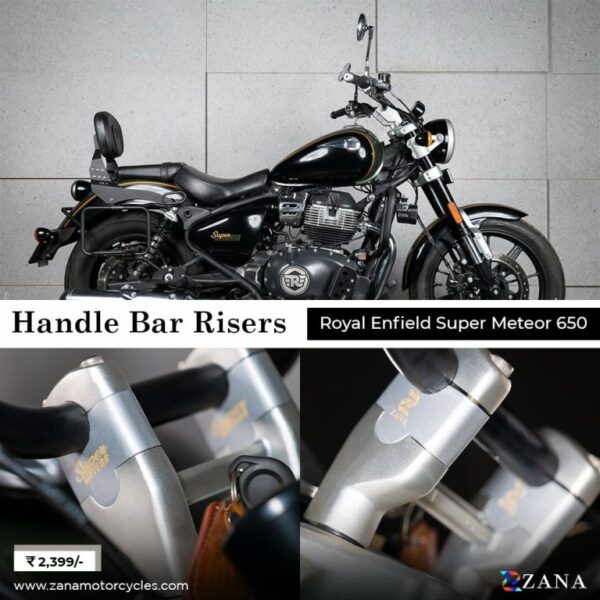 Zana- Handlebar Riser for Super Meteor 650 (Vertical, Aluminum)